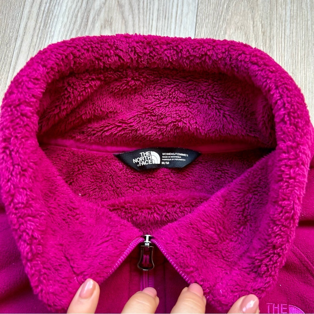 The North Face Women's Fleece Jacket Magenta Pink Size Medium - Picture 3 of 7
